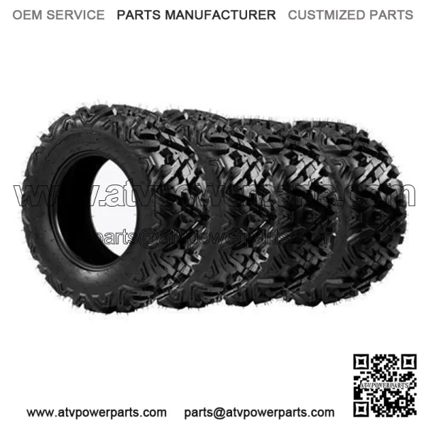 4pcs ATV/UTV Tires 25x8-12 25x10-12 All Terrain AT 6 Ply Rated 25x8x12 25x10-12 (Fits: Yamaha Rhino 660)