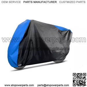Motorcycle Cover Waterproof UV Dust Protect for Scooter Moped Outdoor Storage M