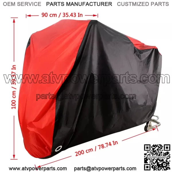 Motorcycle Scooter Motorbike Cover Rain Dustproof UV Protector For Honda ADV 150 - Image 2