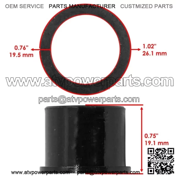 532406013 Axle Bushing for Husqvarna Jonsered Dixon Poulan CTH184 LT2114 - Image 2