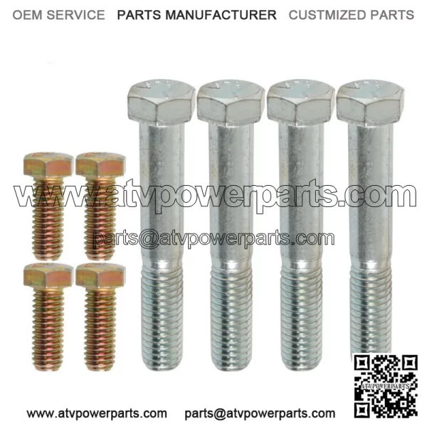 Rear Left & Right A-Arm Bushing Shafts Kit For Polaris Sportsman 400 450 600 700 - Image 5