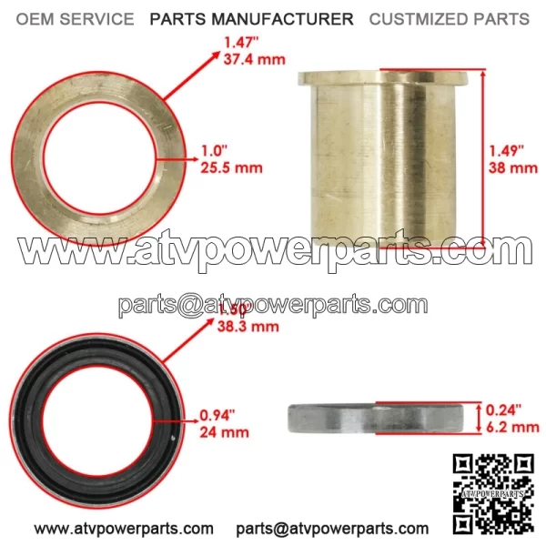 6732271 7325259 Undercarriage Keyed Pin Kit For Bobcat MT50 MT52 MT55 MT85 - Image 2