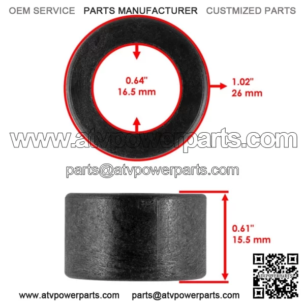 Rear Knuckle Bushing Kit For Polaris RZR Pro XP 2021-2024 - Image 3