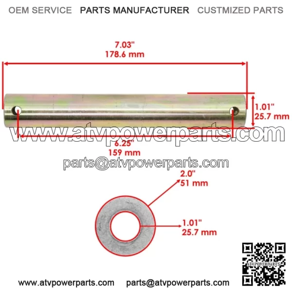 6730702 6730701 Undercarriage Keyed Pin Kits For Bobcat MT50 MT52 MT55 MT85 - Image 3