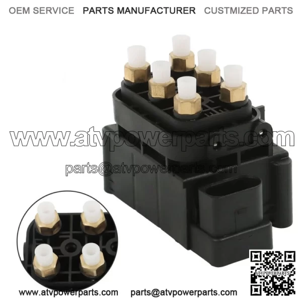 Air Suspension Compressor Pump Solenoid Valve for 03-15 Porsche Cayenne 3.0L3.2L - Image 4