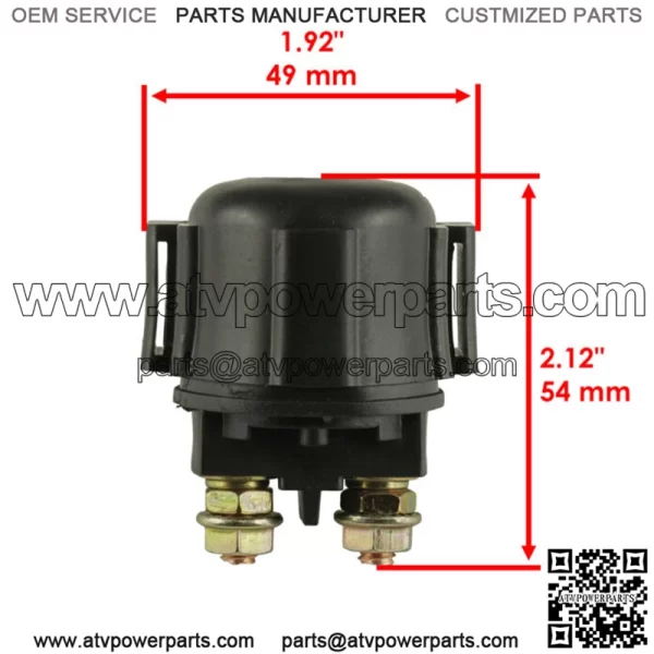 Starter Relay Solenoid for Honda TRX300 TRX300FW Fourtrax 300 2X4 4X4 1988-2000 - Image 2