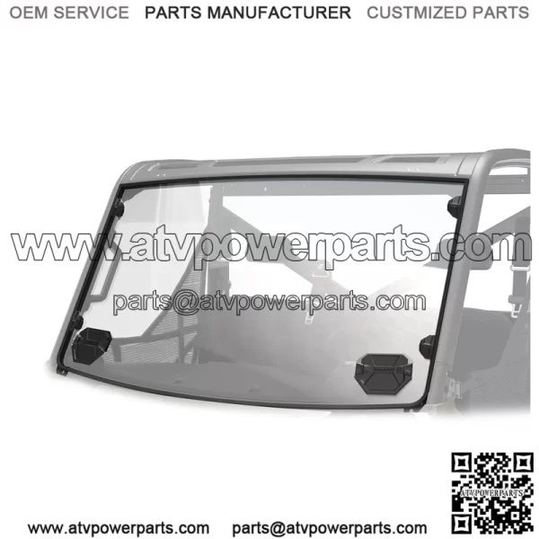 Polaris Ranger Hard Coat Poly Full Vented Windshield With Lock & Ride2883266