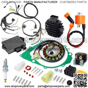 Ignition Coil CDI Wire Harness Relay Rectifier & Stator For Yamaha YFM350