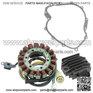 Stator & Regulator Rectifier for Yamaha Rhino 660 YXR660 2004-2007 With Gasket (For: 2006 Yamaha Rhino 660)