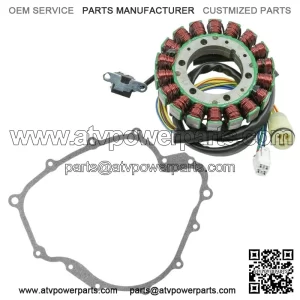 Stator & Gasket for Yamaha Rhino 660 YXR660F 2004 2005 2006 2007 Atv New (For: 2006 Yamaha Rhino 660)