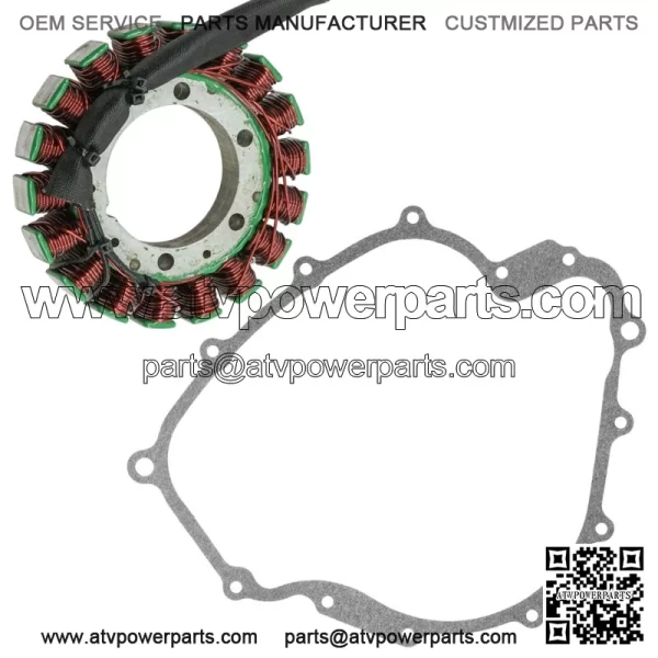 Stator & Gasket for Yamaha Rhino 660 YXR660F 2004 2005 2006 2007 Atv New (For: 2006 Yamaha Rhino 660) - Image 3