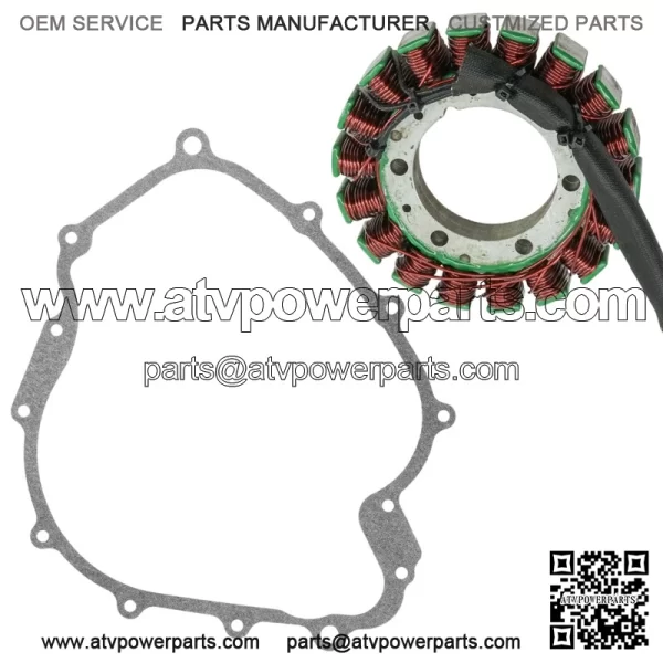 Stator & Gasket for Yamaha Rhino 660 YXR660F 2004 2005 2006 2007 Atv New (For: 2006 Yamaha Rhino 660) - Image 5