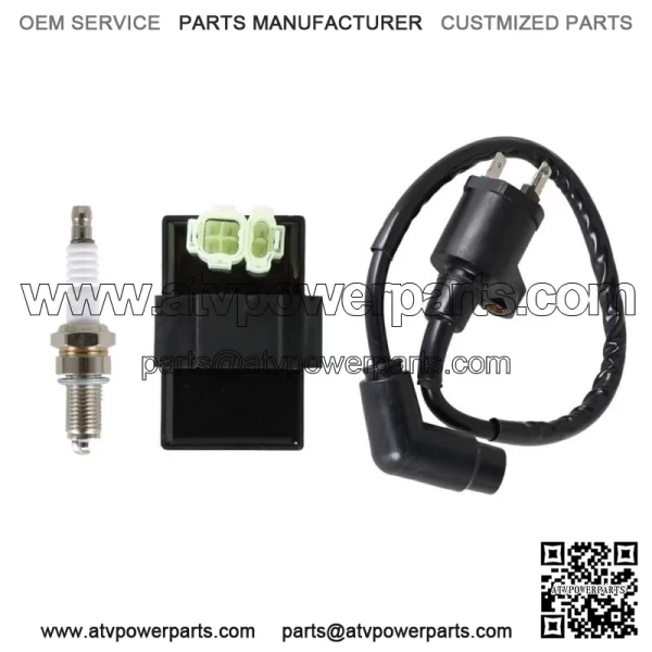 For Honda FourTrax 300 TRX300 2x4 4x4 1990-1993 Ignition Coil Spark Plug CDI Box - Image 5