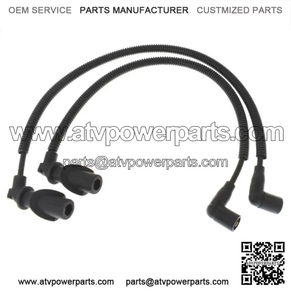 For Polaris RZR XP Sportsman 800 2xIgnition Coil Spark Plug Cap&Wire