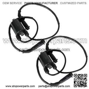 For HONDA Shadow 1100 VT1100 1987-2007 2sets of Ignition Coil & Spark Plug Cap