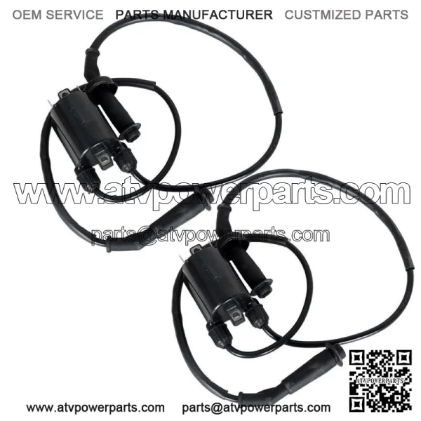 For HONDA Shadow 1100 VT1100 1987-2007 2sets of Ignition Coil & Spark Plug Cap