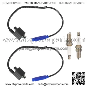 2 X Ignition Coil Spark Plug CAP For Kawasaki Brute Force 750 KVF750 4x4i