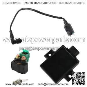Ignition Coil CDI Box Starter Solenoid Relay for Kawasaki Bayou 220 KLF220A 1996