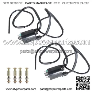 Front and Rear Ignition Coils for Kawasaki VN1500 Vulcan 1500 1996-2008 NEW