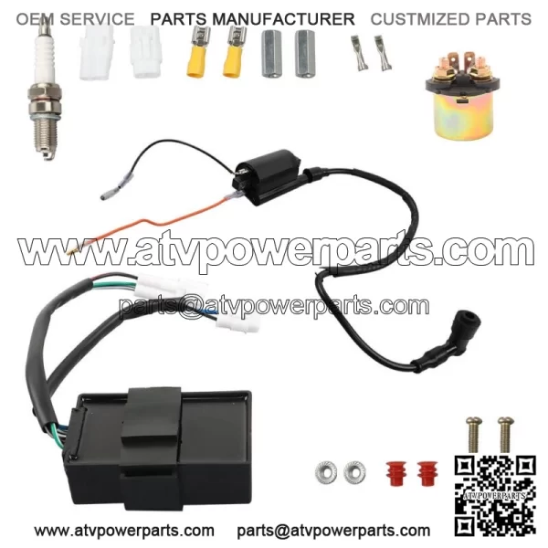 CDI Box Ignition Coil Relay for Kawasaki Bayou 300 KLF300 1989 1990-2004 - Image 2