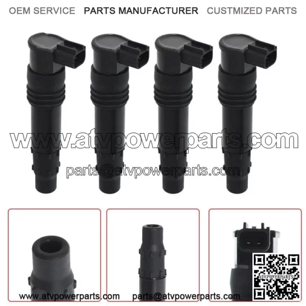 4 ?? Ignition Coils For Suzuki Hayabusa GSX1300R 99-09 11-12 GSXR1000 2001-2018