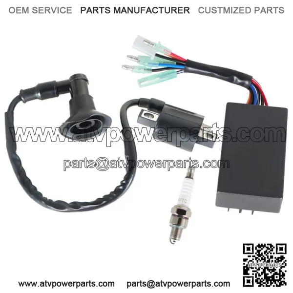 Fit For Polaris Sportsman Predator 90 2003-2006 CDI BOX Ignition coil Spark plug - Image 2