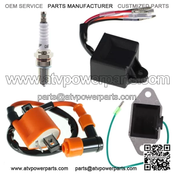 For Yamaha Blaster YFS200 97-2001 Ignition Coil Spark Plug CDI Voltage Regulator - Image 4