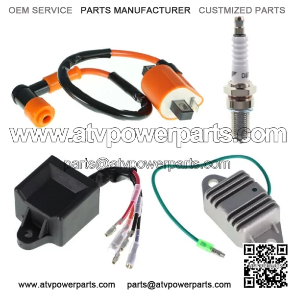For Yamaha Blaster YFS200 97-2001 Ignition Coil Spark Plug CDI Voltage Regulator - Image 5
