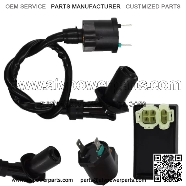 1988-1999 Fit For Honda TRX300 Fourtrax 300 TRX300FW 2X4 CDI Box & Ignition Coil - Image 3