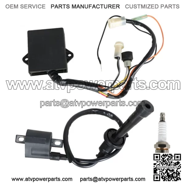 Ignition Coil Spark Plug CDI Box For Yamaha Big Bear 350 YFM350FW 4x4 1990-1994