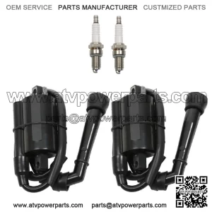 2x Ignition Coil Spark Plug For Suzuki Intruder VS700GL VS750GLP VS800GL 1986-04