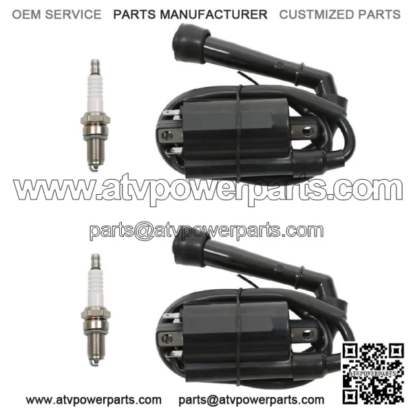 2x Ignition Coil Spark Plug For Suzuki Intruder VS700GL VS750GLP VS800GL 1986-04 - Image 3