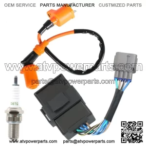 For Honda FourTrax 300 TRX300 TRX300FW 1998-2000 Ignition Coil CDI Spark Plug