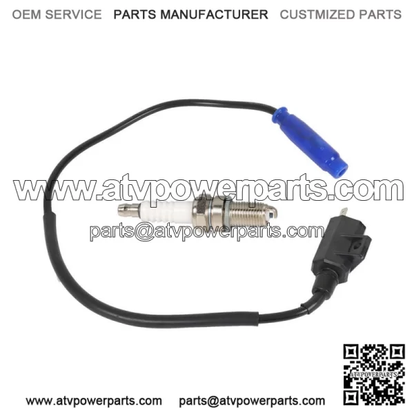 Ignition Coil + Spark Plug + CAP For Kawasaki Prairie 700 KVF700 2004 2005 2006 - Image 3