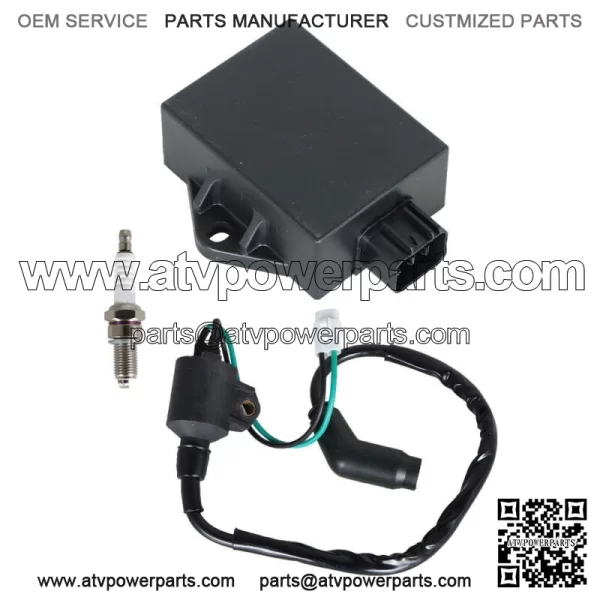 For Polaris Sportsman HAWKEYE 300 2008-2011 New CDI BOX Ignition Coil Spark Plug - Image 5