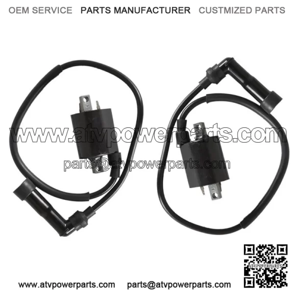 2Pcs Ignition Coils For Yamaha Motorcycle Virago XV700 XV750 XV1000 XV1100