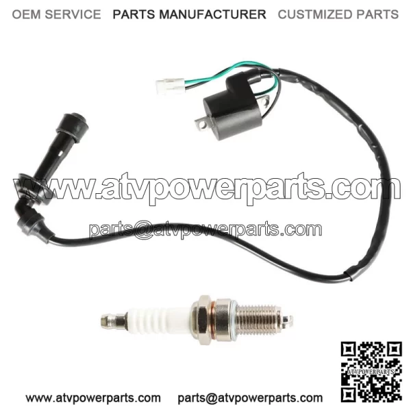 Ignition Coil & Spark Plug CAP For Suzuki Quadracer 450 LTR450 2006-2009