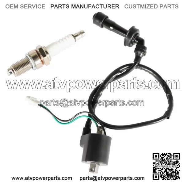 Ignition Coil & Spark Plug CAP For Suzuki Quadracer 450 LTR450 2006-2009 - Image 2
