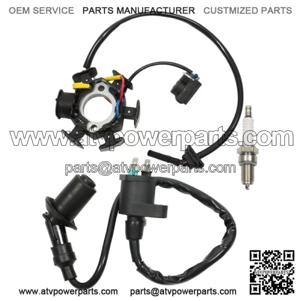 For Honda XR50R 00-03 XR70R 97-03 #30510-GEL-700 Stator Ignition Coil Spark Plug - Image 3