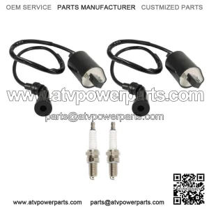 For Suzuki INTRUDER VS1400 1987-2009 VL1500 98-04 2 x Ignition Coil & Spark Plug