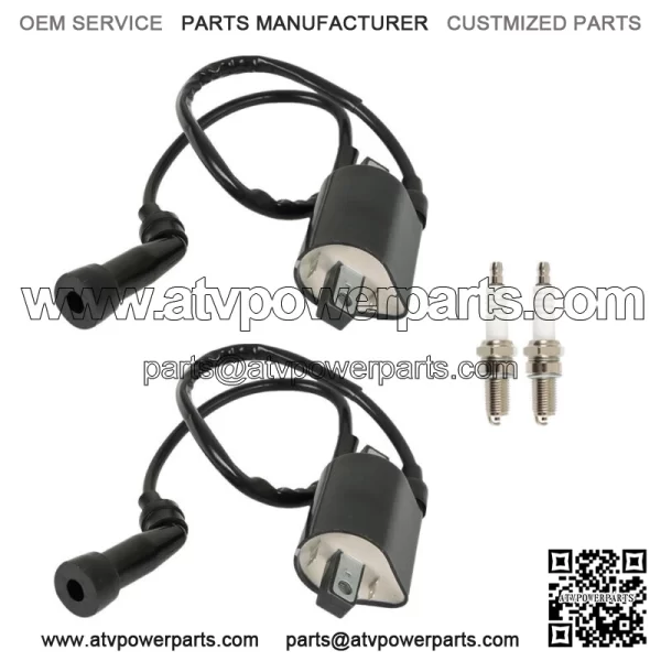 For Suzuki INTRUDER VS1400 1987-2009 VL1500 98-04 2 x Ignition Coil & Spark Plug - Image 3