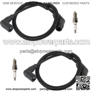 For Can-Am Maverick 1000 2014-2015 New Spark plug & Wire Cap 420665330 420664300