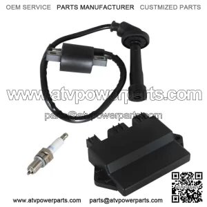 Ignition Coil Spark Plug CDI For Yamaha Grizzly 660 YFM660 5KM855400000