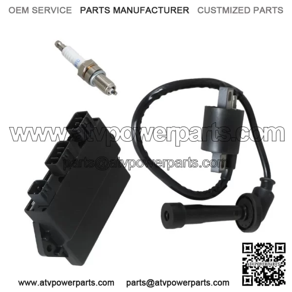 Ignition Coil Spark Plug CDI For Yamaha Grizzly 660 YFM660 5KM855400000 - Image 4
