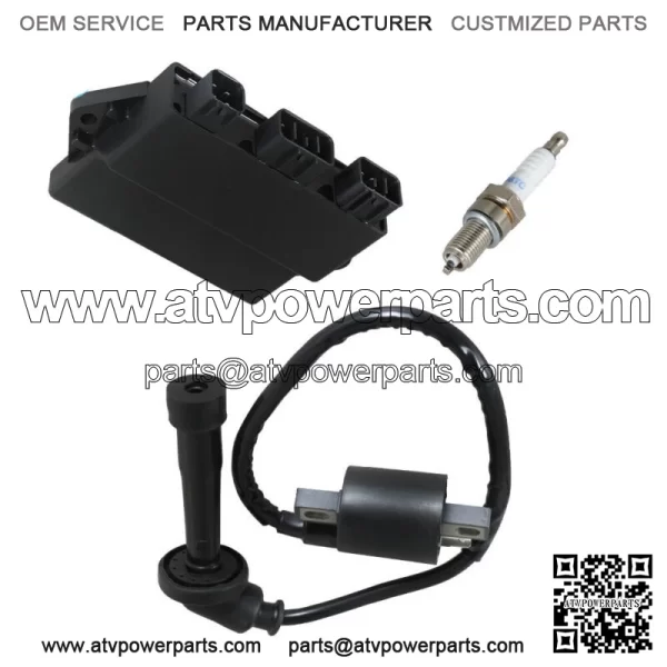 Ignition Coil Spark Plug CDI For Yamaha Grizzly 660 YFM660 5KM855400000 - Image 5