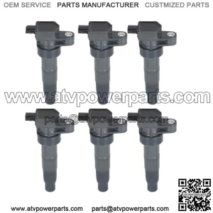 6X Ignition Coils For Hyundai Genesis Santa Fe Sonata Sorento V6 3.3/3.8L UF546