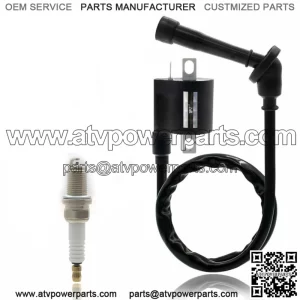 Ignition Coil Spark Plug Yamaha 660R YFM660R Grizzly 660 Rhino 660 4x4 For: Yamaha 660R