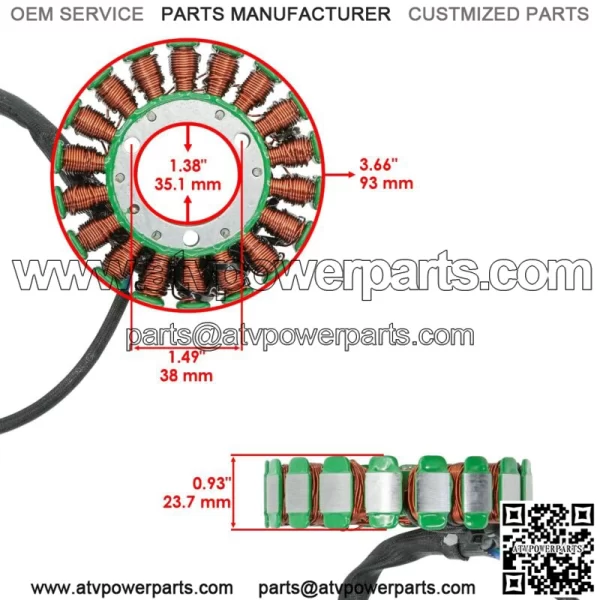 Stator for Suzuki DRZ400 DR-Z400S 2004-2024 - Image 2