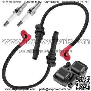 Ignition Coil & Wires For Polaris Ranger Crew 1000 / Crew XP 1000 / XP 1000 2021
