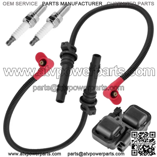 Ignition Coil & Wires For Polaris Ranger Crew 1000 / Crew XP 1000 / XP 1000 2021